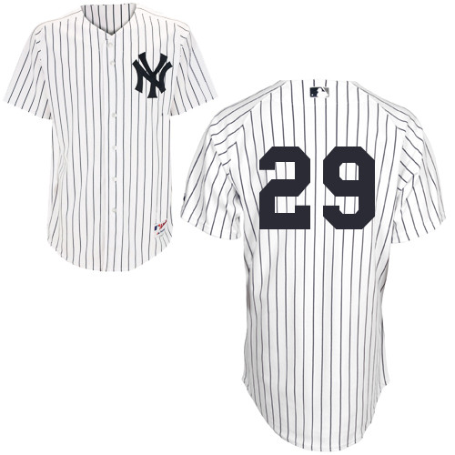 Francisco Cervelli #29 MLB Jersey-New York Yankees Men's Authentic Home White Baseball Jersey - Click Image to Close